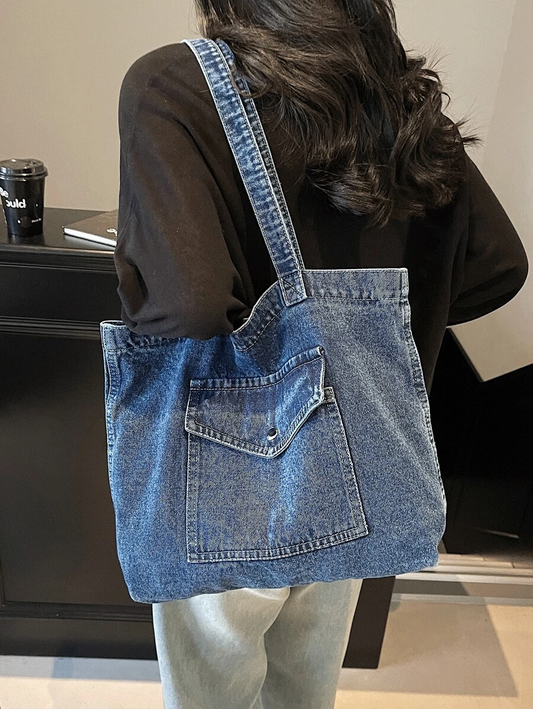 Sac à bandoulière en jean vintage