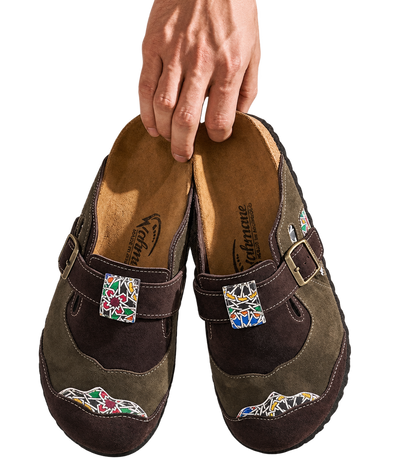 Sabots en Daim – Style Marocain Authentique et Tendance